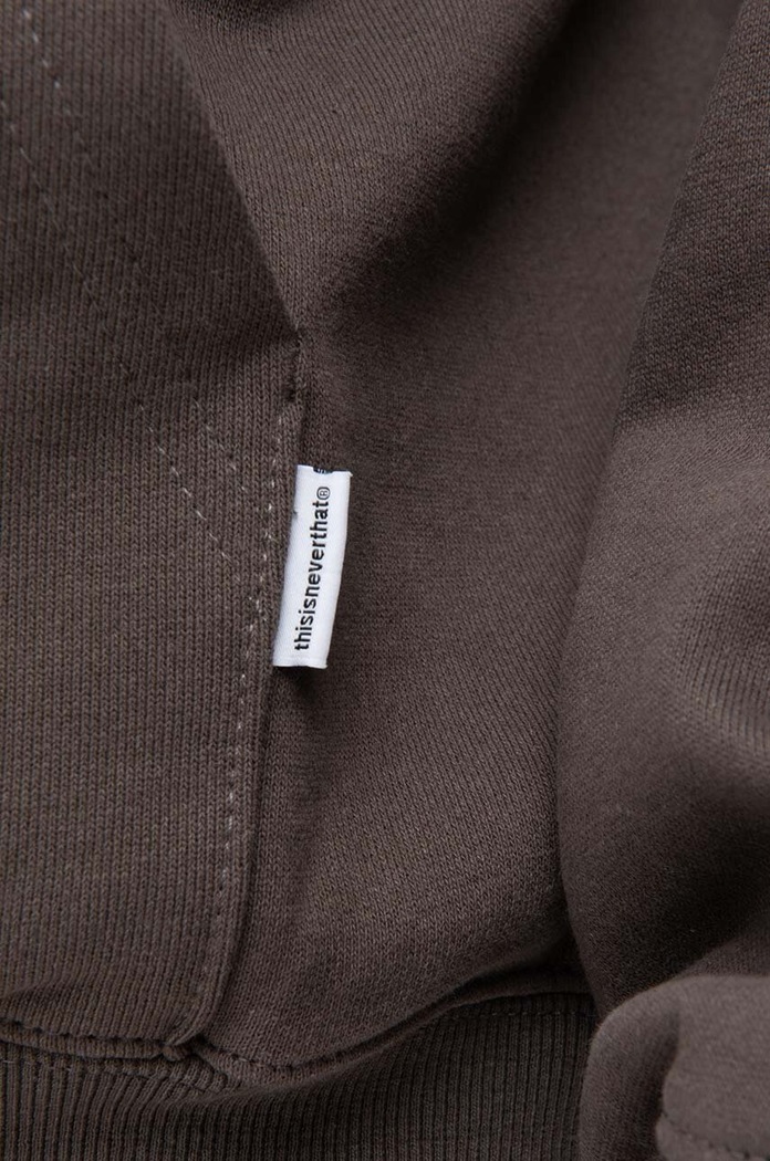 thisisneverthat cotton sweatshirt T-Logo TN220TSWHO01 brown