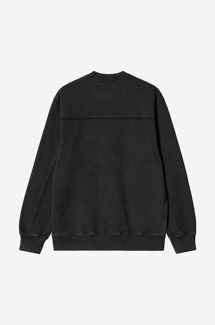 Carhartt WIP cotton sweatshirt Carhartt WIP Marfa Sweat I030638 ARTICHOKE I030638 black