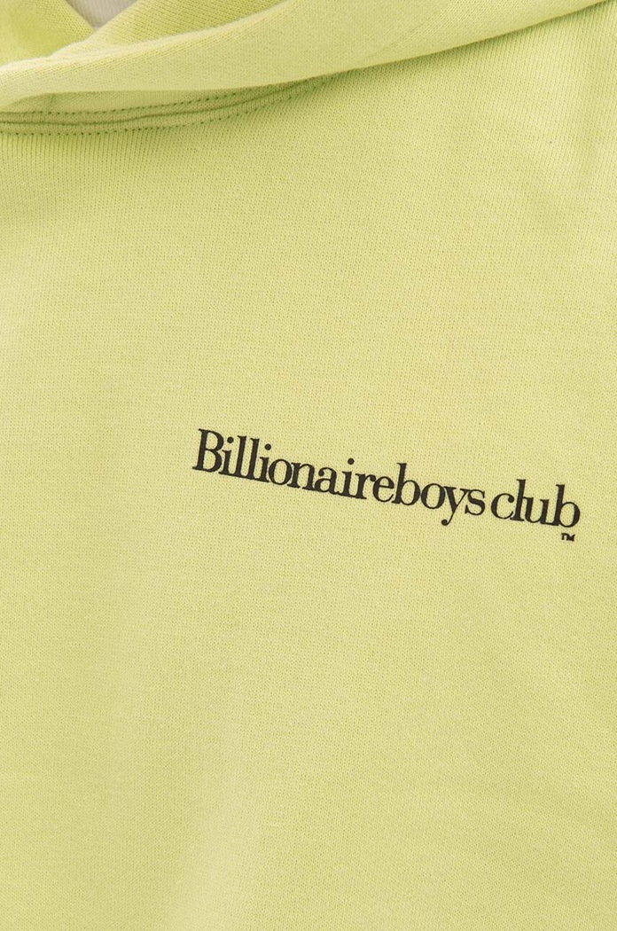 Billionaire Boys Club cotton sweatshirt Signal Popover Hood green B22322
