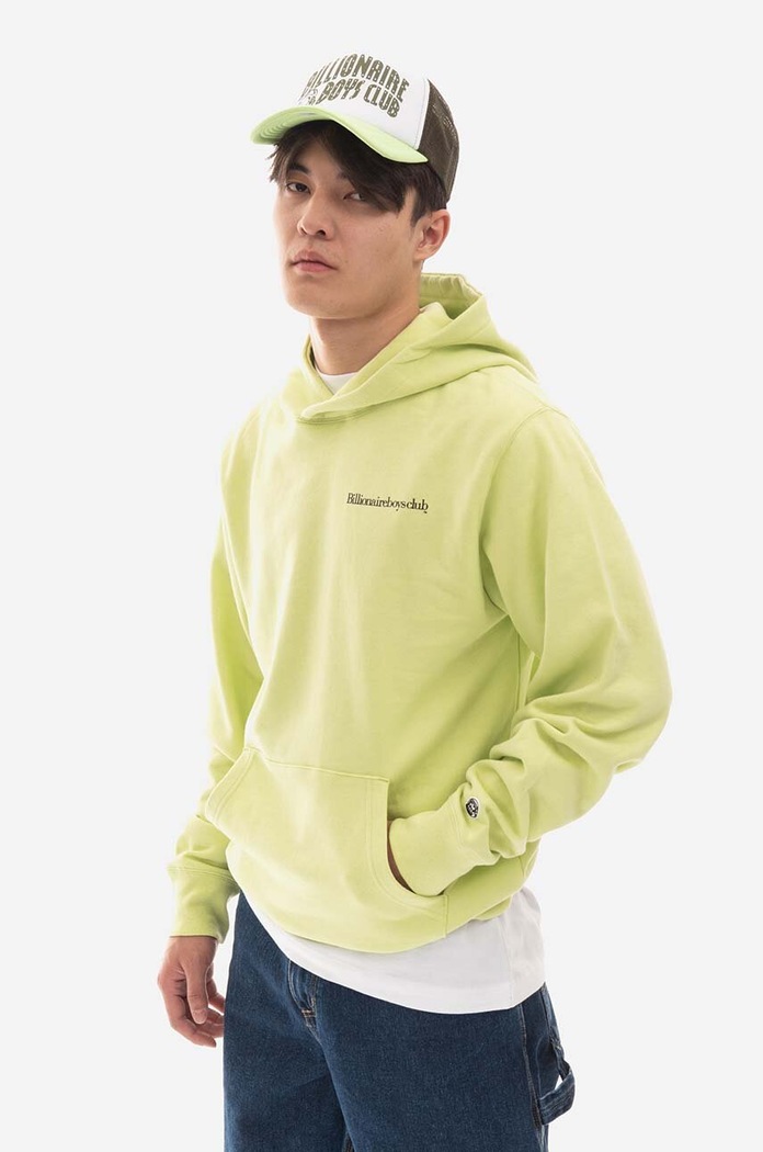 Billionaire Boys Club cotton sweatshirt Signal Popover Hood B22322