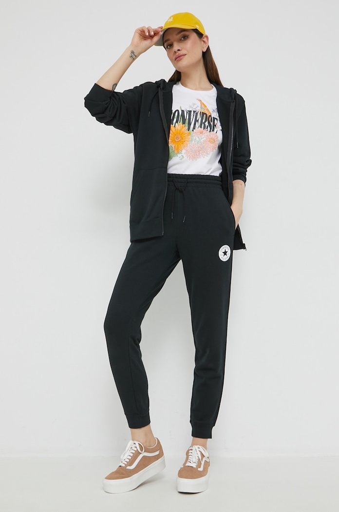 Суичър Converse 10023871.A01 черен SS25