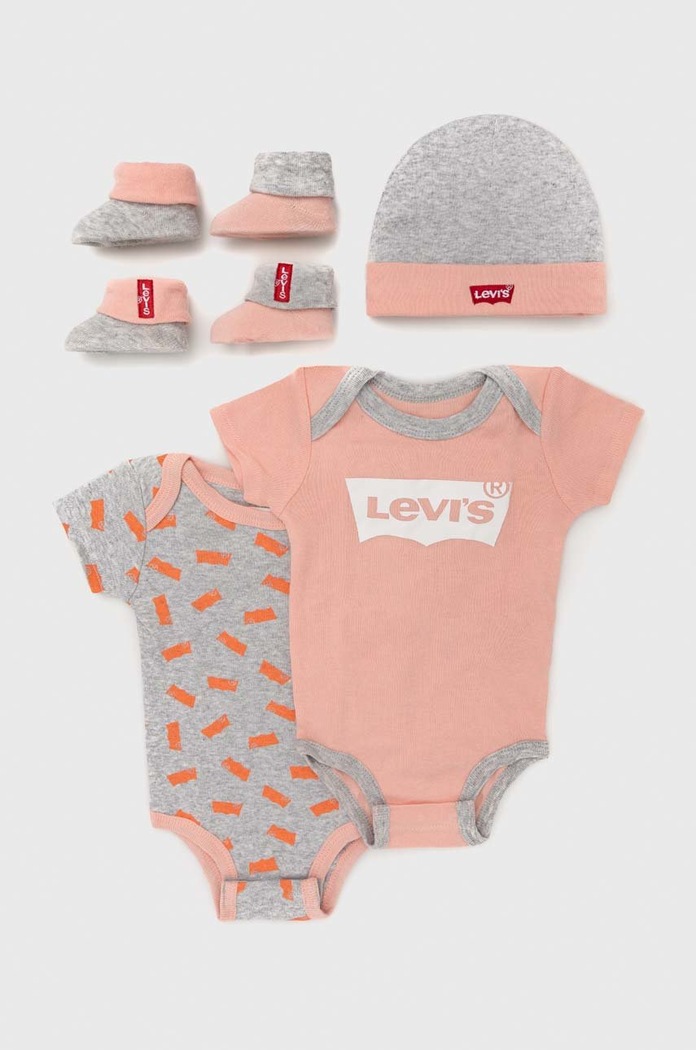 Komplet za bebe Levi's roza NL0283.G.