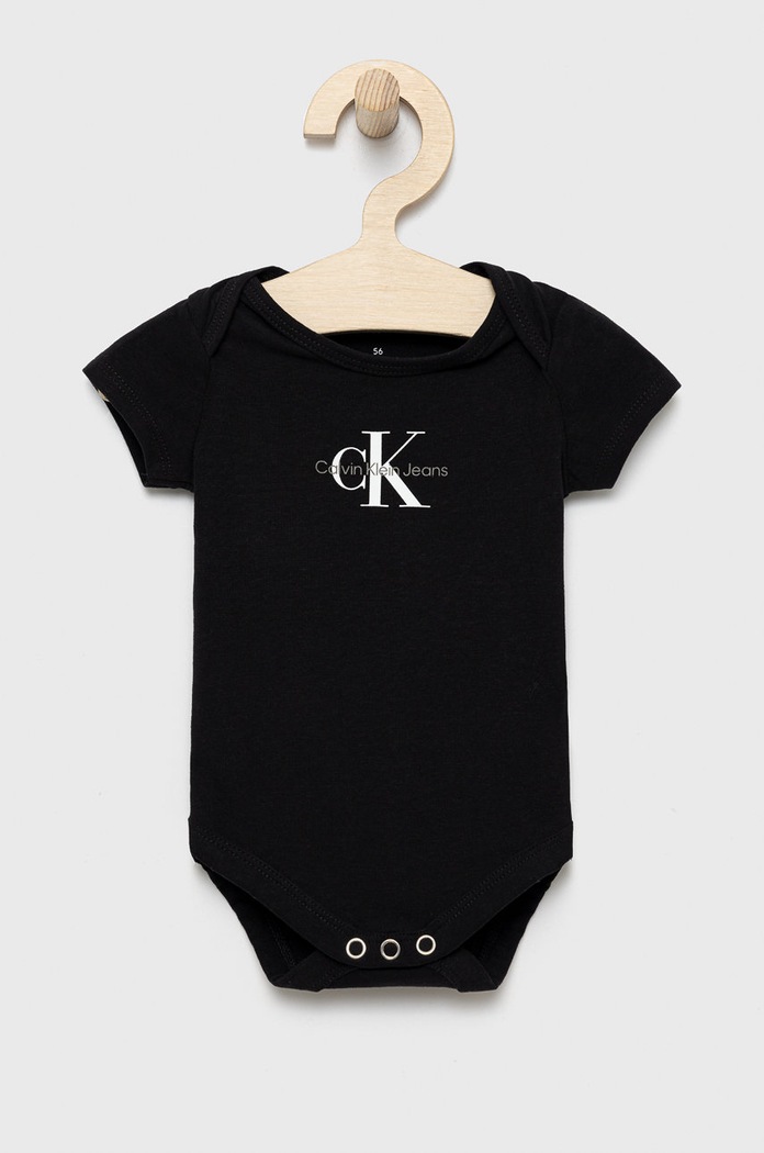 Calvin Klein Jeans body niemowlęce IN0IN00014.9BYY Produkt niemowlęcy czarny IN0IN00014.9BYY