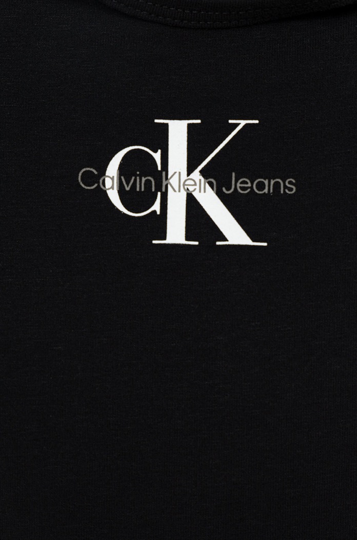 Chłopiec Calvin Klein Jeans body niemowlęce IN0IN00014.9BYY IN0IN00014.9BYY czarny