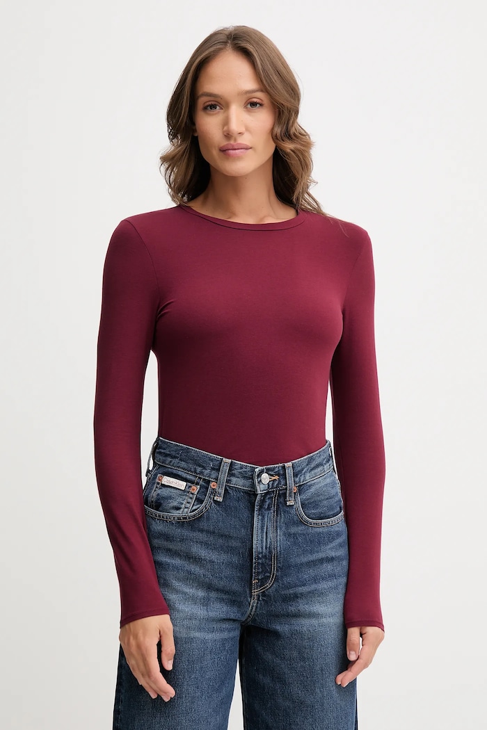 United Colors of Benetton Camicia a maniche lunghe granata 3ZQM3M858