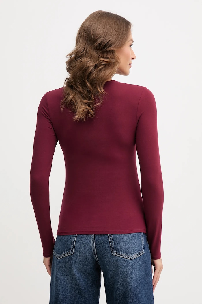 United Colors of Benetton Camicia a maniche lunghe 3ZQM3M858 granata AW25