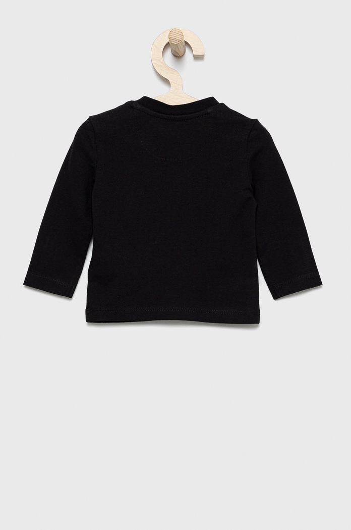 Otroški longsleeve Calvin Klein Jeans IN0IN00005.9BYY črna SS24