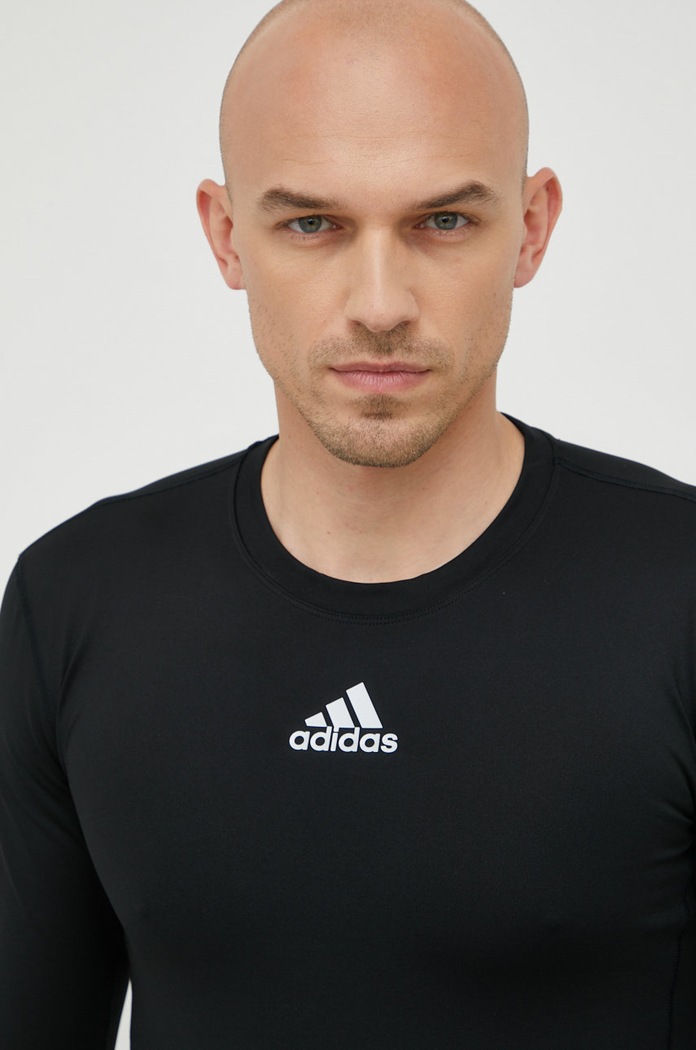 Tréningové tričko s dlhým rukávom adidas Performance čierna H23120