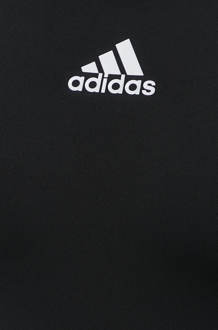 Tréningové tričko s dlhým rukávom adidas Performance H23120 čierna