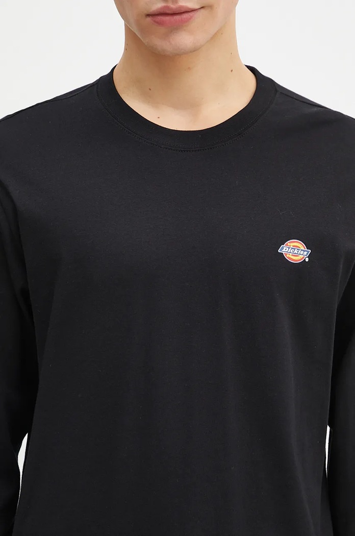 Bavlněné tričko s dlouhým rukávem Dickies černá DK0A4Y4RBLK1
