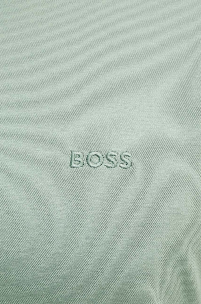 BOSS polo swetrowe męskie bawełniane Pado 30 50468392 zielony