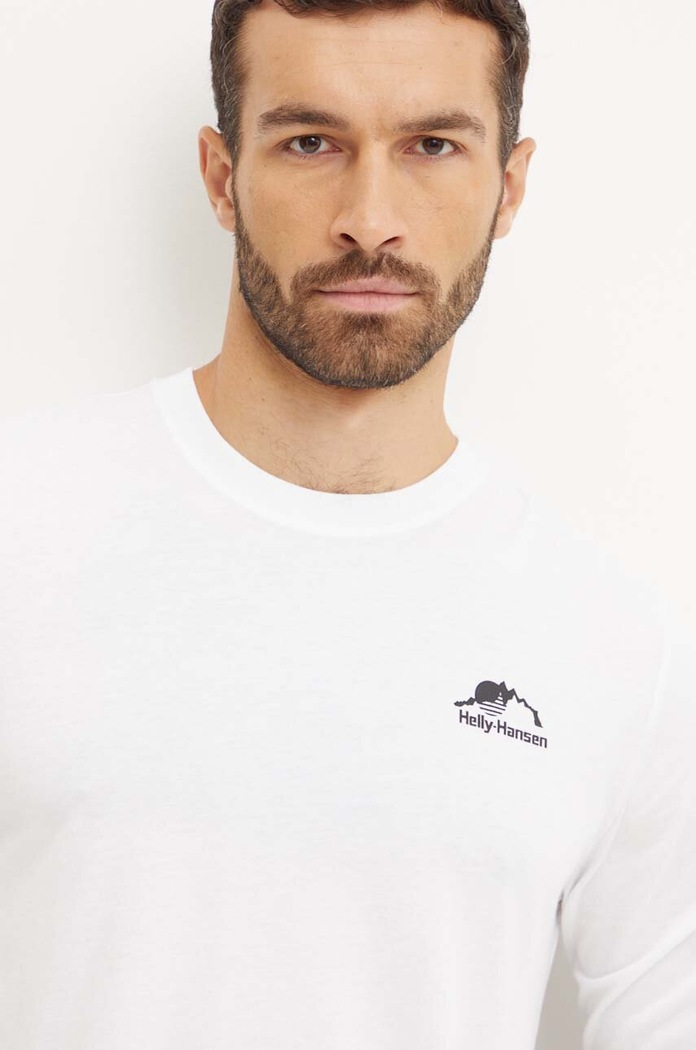 Longsleeve Helly Hansen λευκό 62977