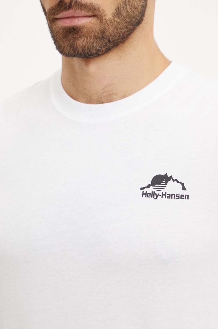 Longsleeve Helly Hansen 62977 λευκό