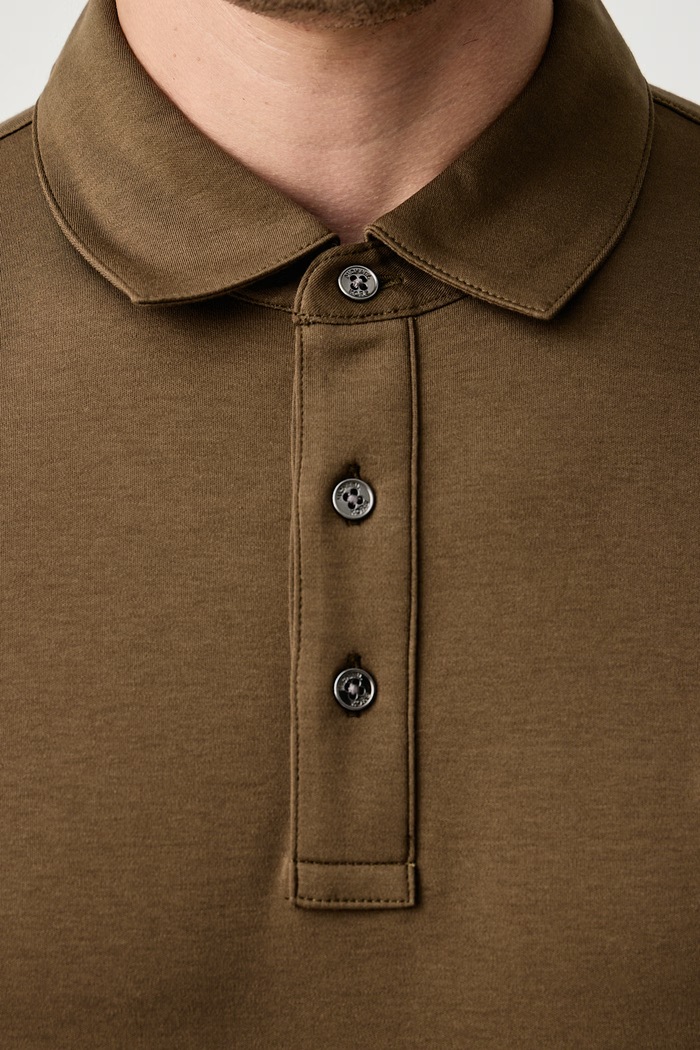 Longsleeve męski bawełniany Michael Kors zielony CF150CFC93