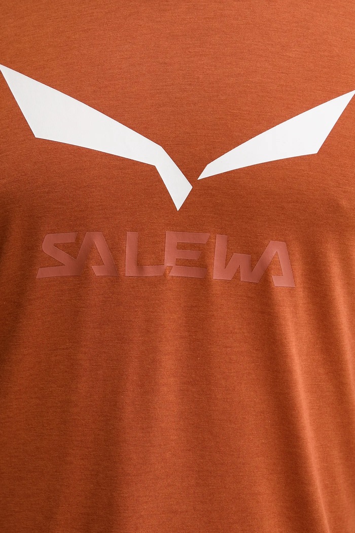 Salewa longsleeve sport Solidlogo 00.0000027340 portocaliu