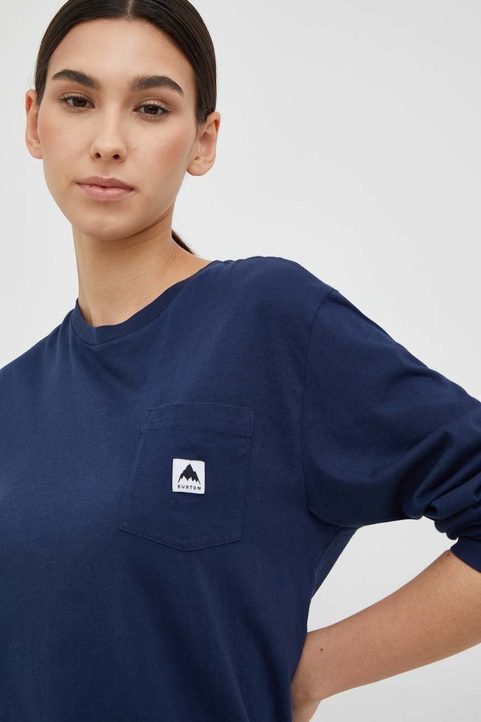 Burton longsleeve din bumbac 20393101400