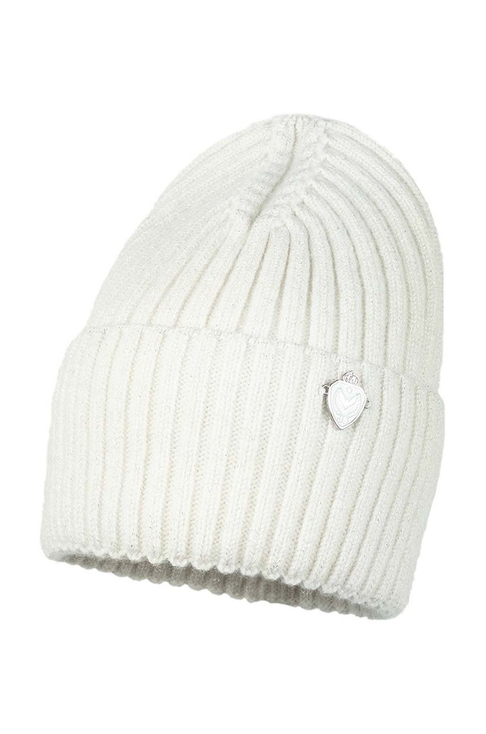 Detská čiapka Jamiks vlna béžová SAKARI.merino.JZF131.G