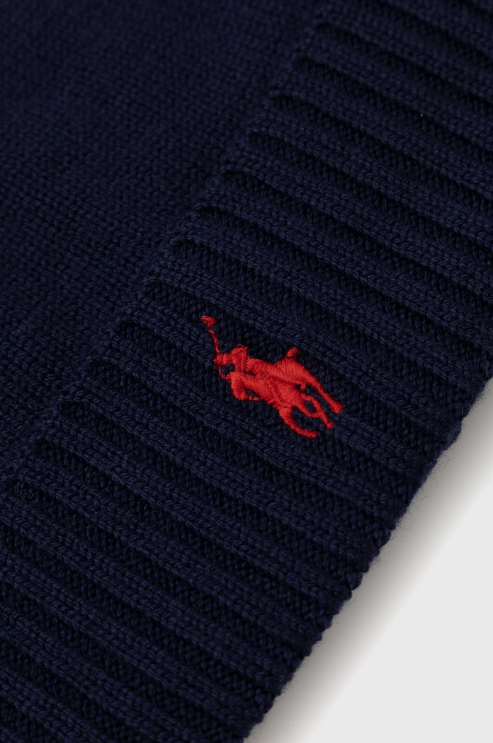 Akcesoria Polo Ralph Lauren Czapka wełniana 710886137002 niebieski