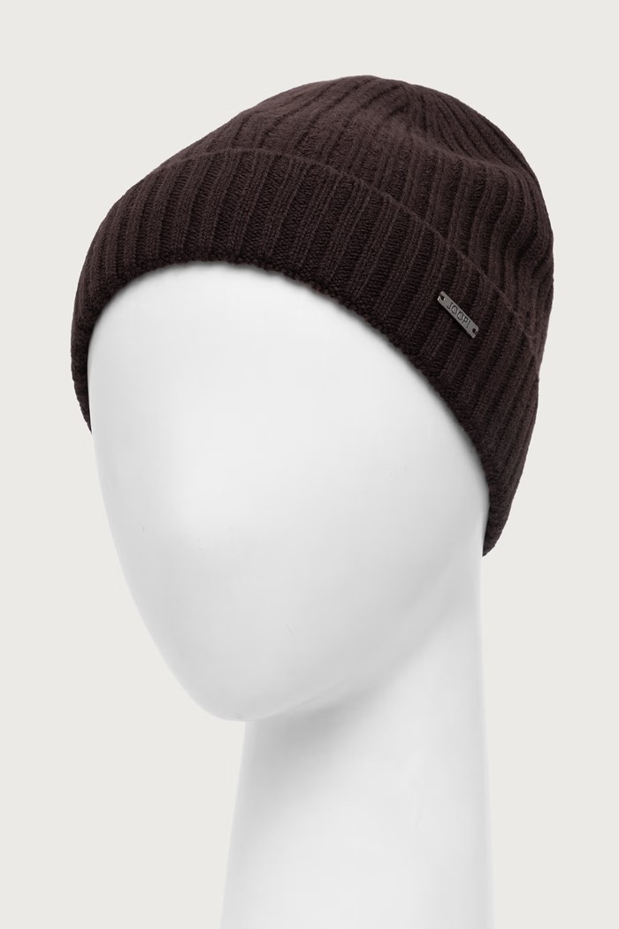 Joop! Czapka męska wełniana 30033196 brązowy AW25