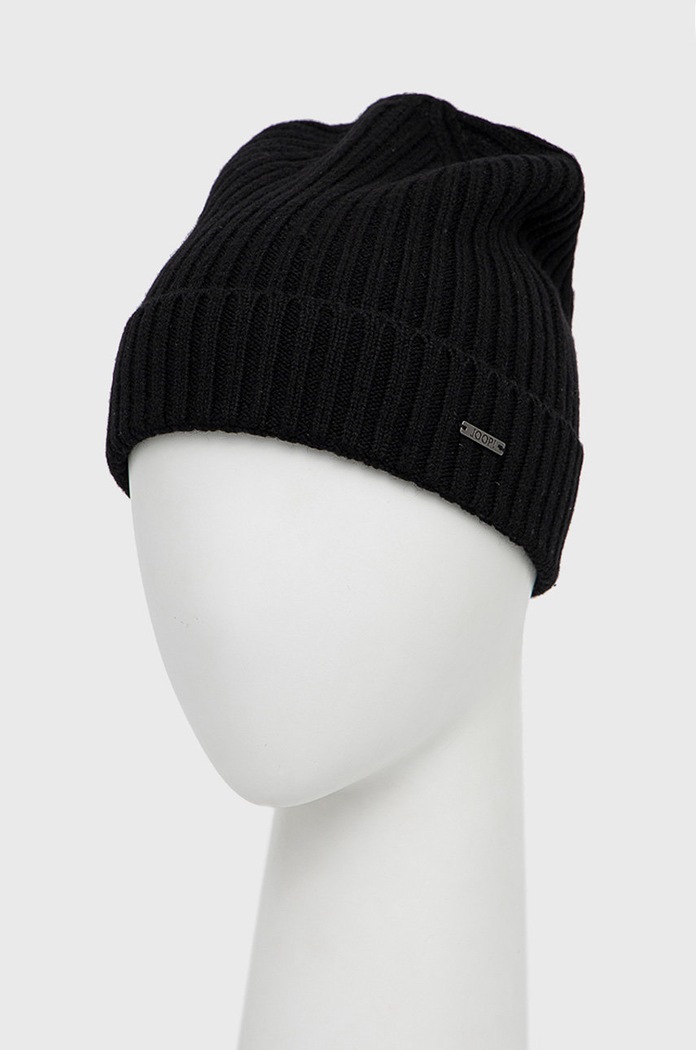Joop! Czapka wełniana 30033196 czarny AW25