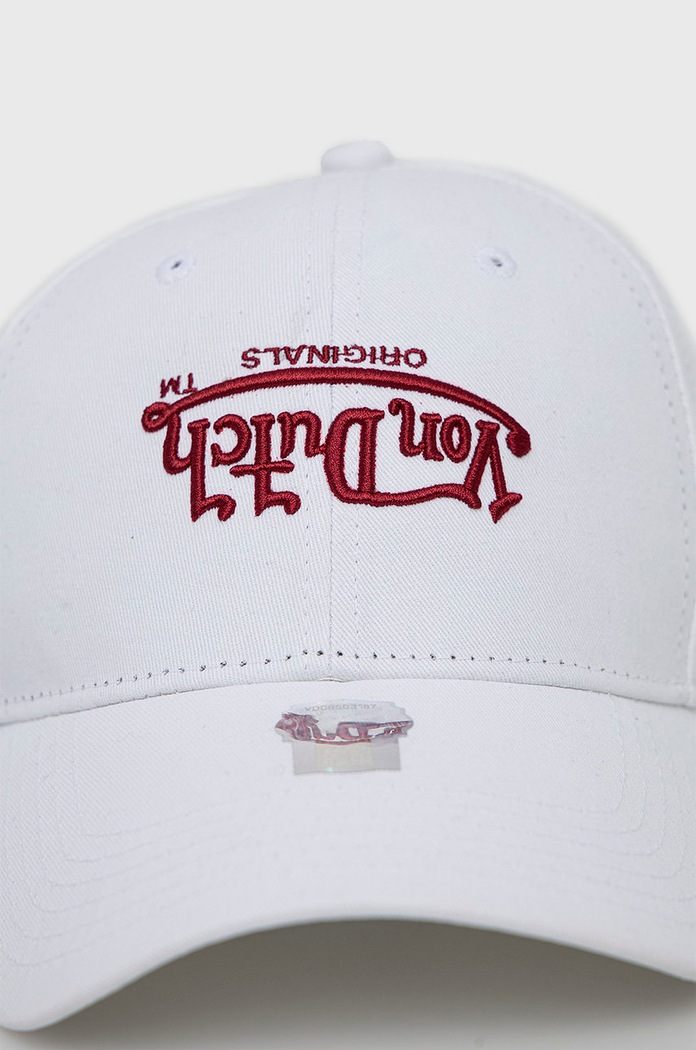 Von Dutch czapka z daszkiem bawełniana 7030503 biały AW22