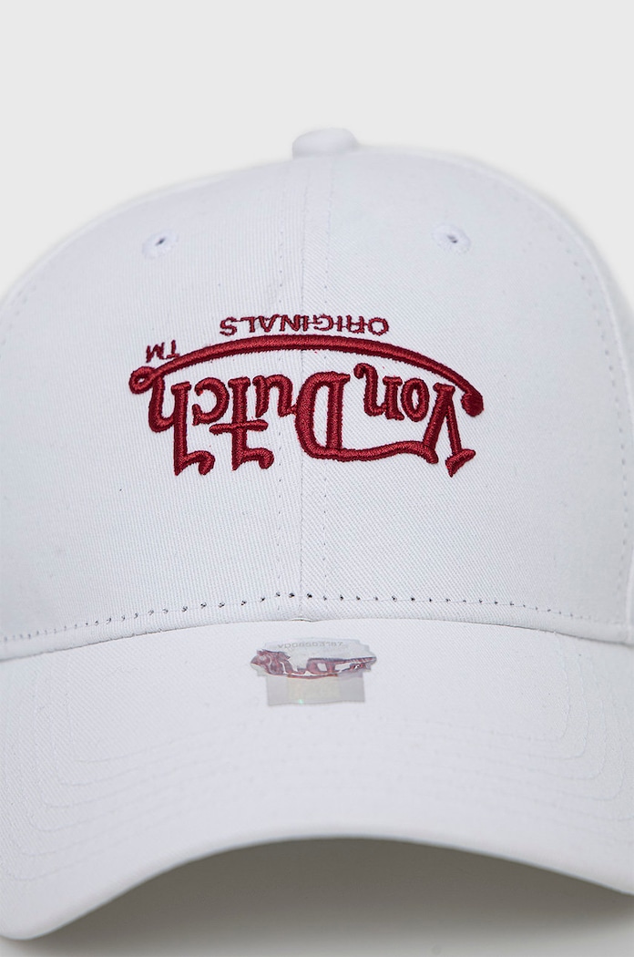Von Dutch czapka z daszkiem bawełniana 7030503 biały AW22