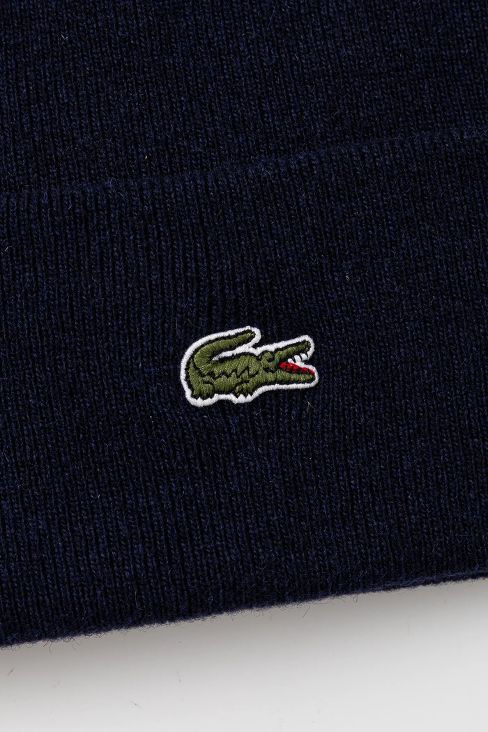 Volnena kapa Lacoste RB9825 mornarsko modra AW24