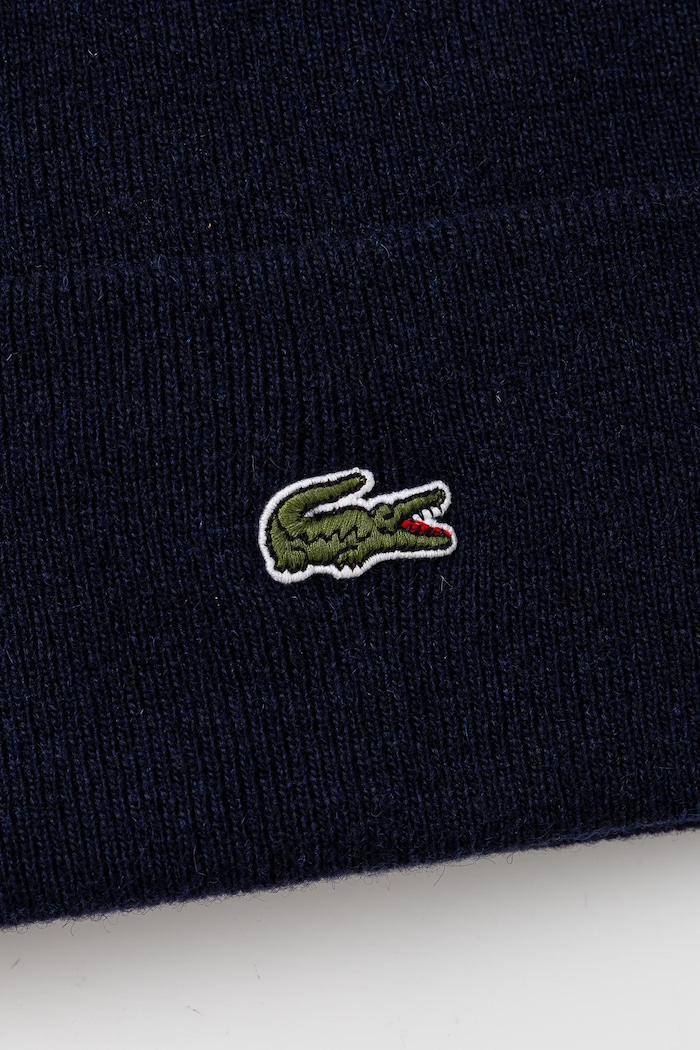 Volnena kapa Lacoste RB9825 mornarsko modra AW24