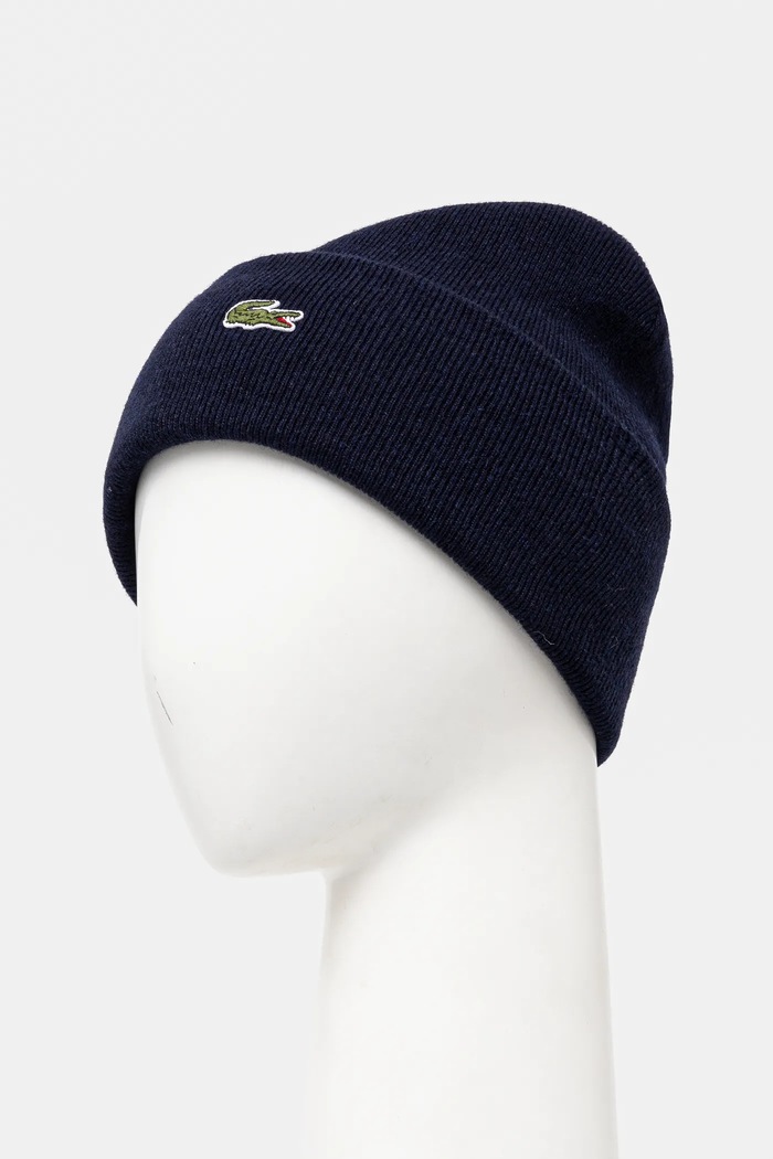Dodatki Volnena kapa Lacoste RB9825 mornarsko modra