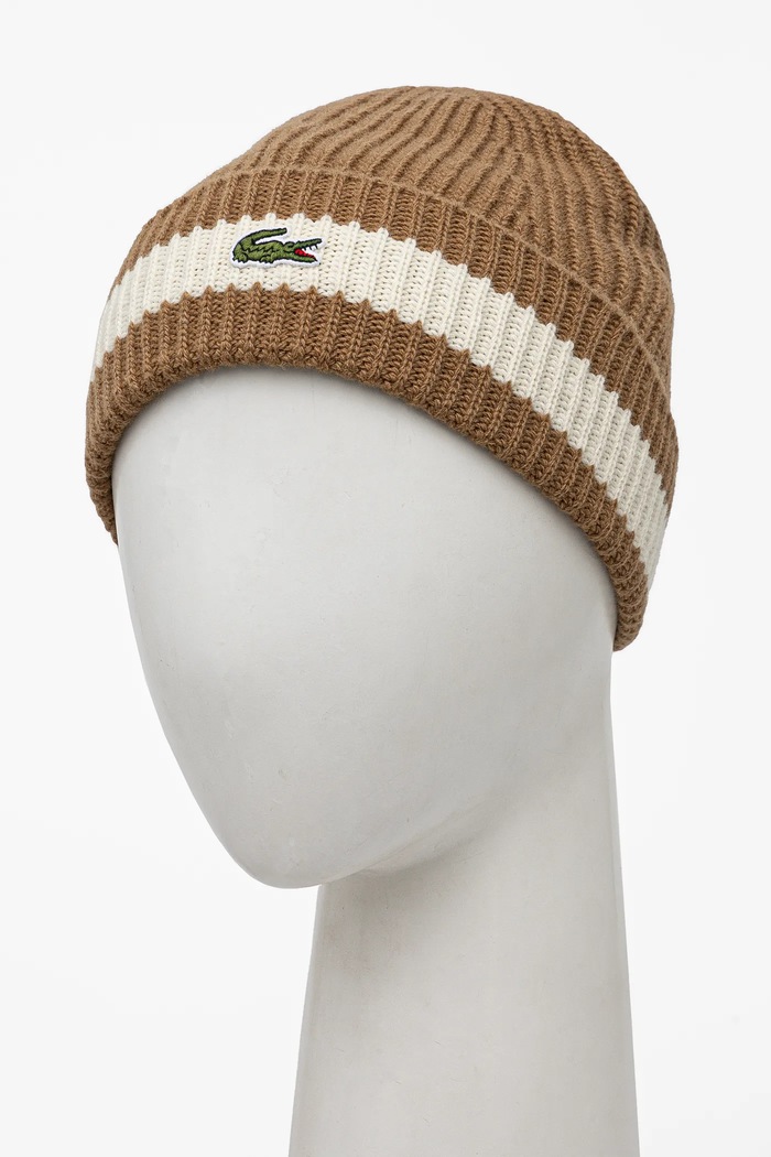 Lacoste czapka wełniana RB9883 zielony AW24