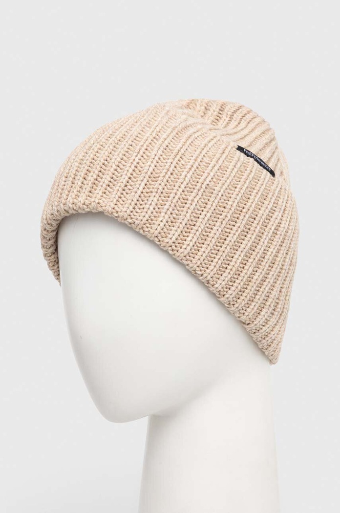 Vlněná čepice Peak Performance G77790 béžová AW25