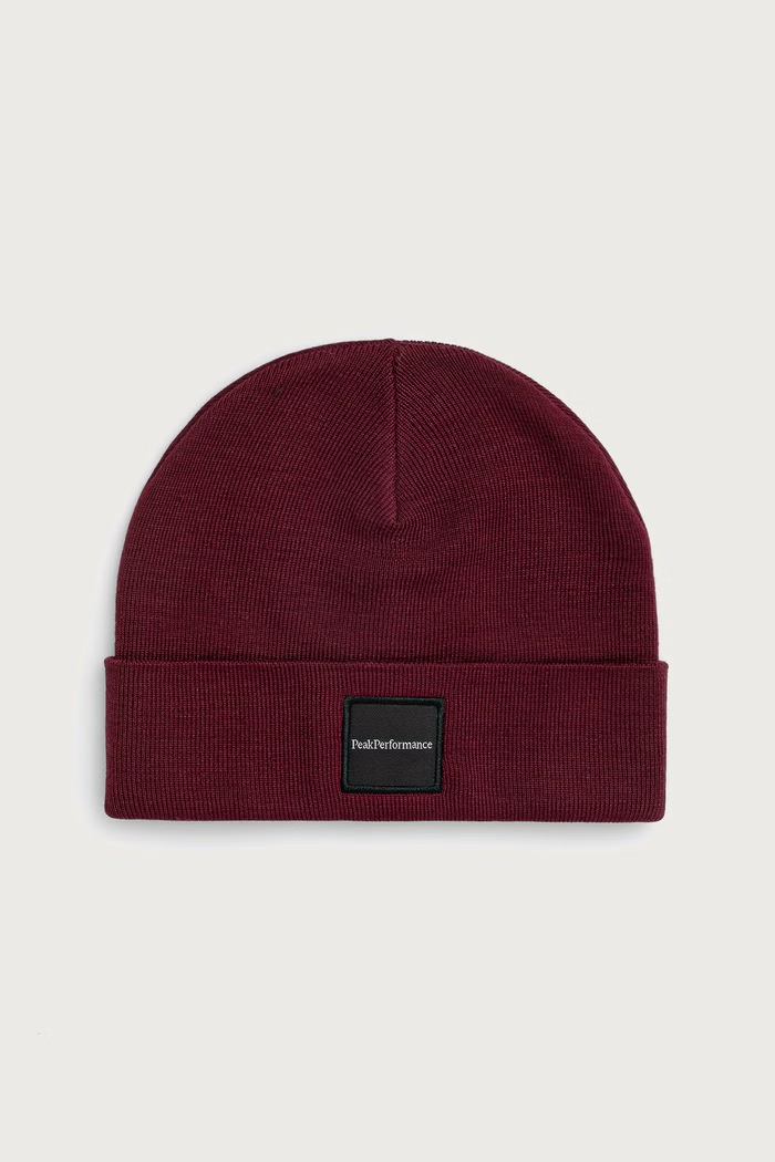 Peak Performance Czapka beanie z wełną Switch bordowy G77781