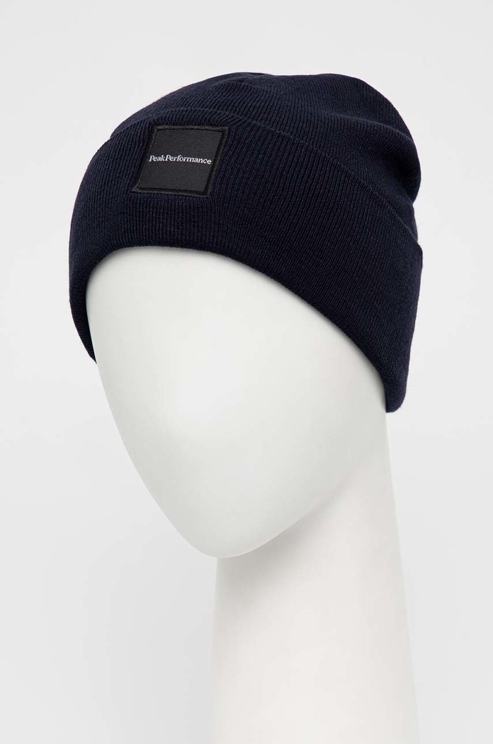 Peak Performance pălărie din amestec de lână Switch G77781 bleumarin AW25