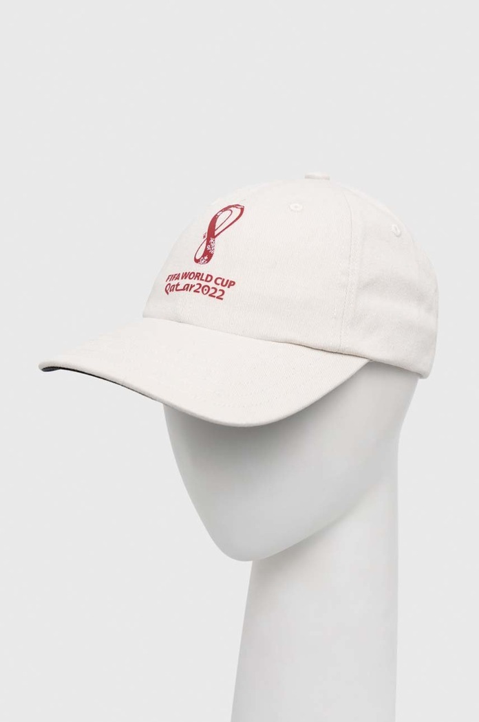 Καπέλο adidas Performance στάμπα μπεζ HN2419