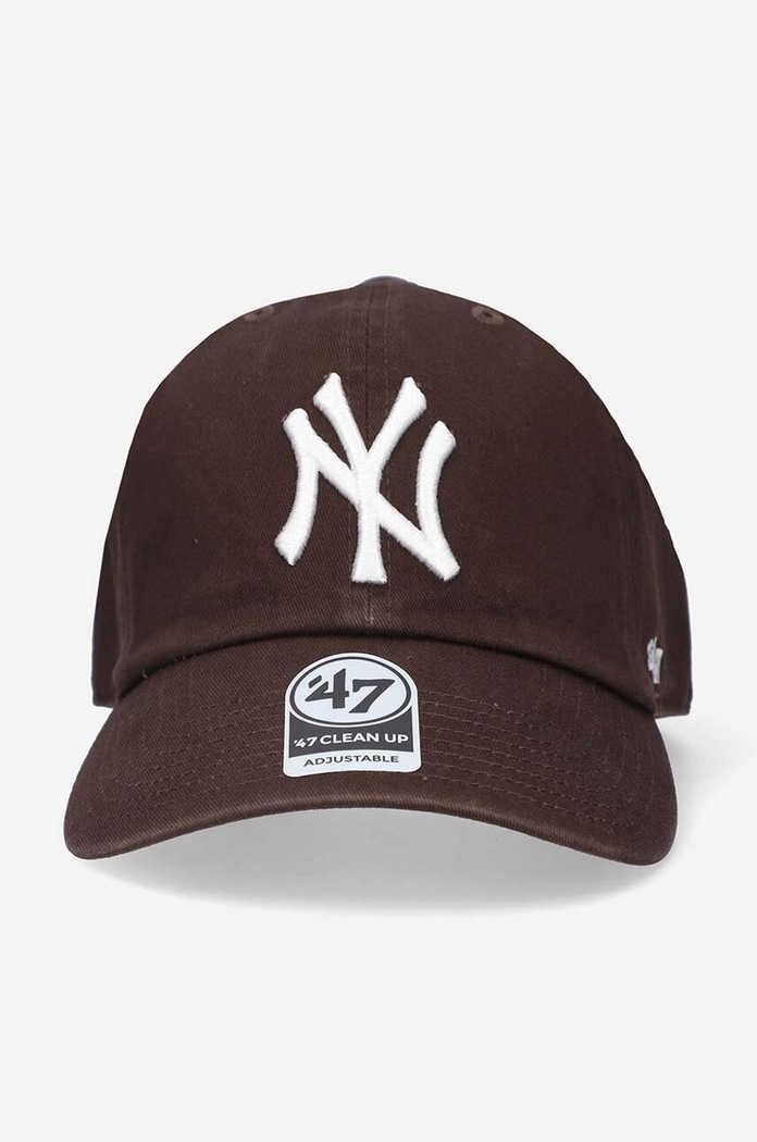 Akcesoria 47 brand czapka z daszkiem MLB New York Yankees B.RGW17GWSNL.BW brązowy