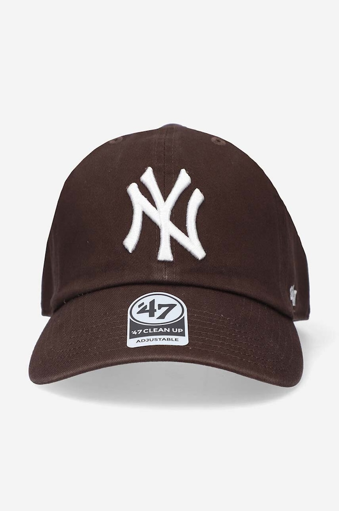 Akcesoria 47 brand czapka z daszkiem MLB New York Yankees B.RGW17GWSNL.BW brązowy