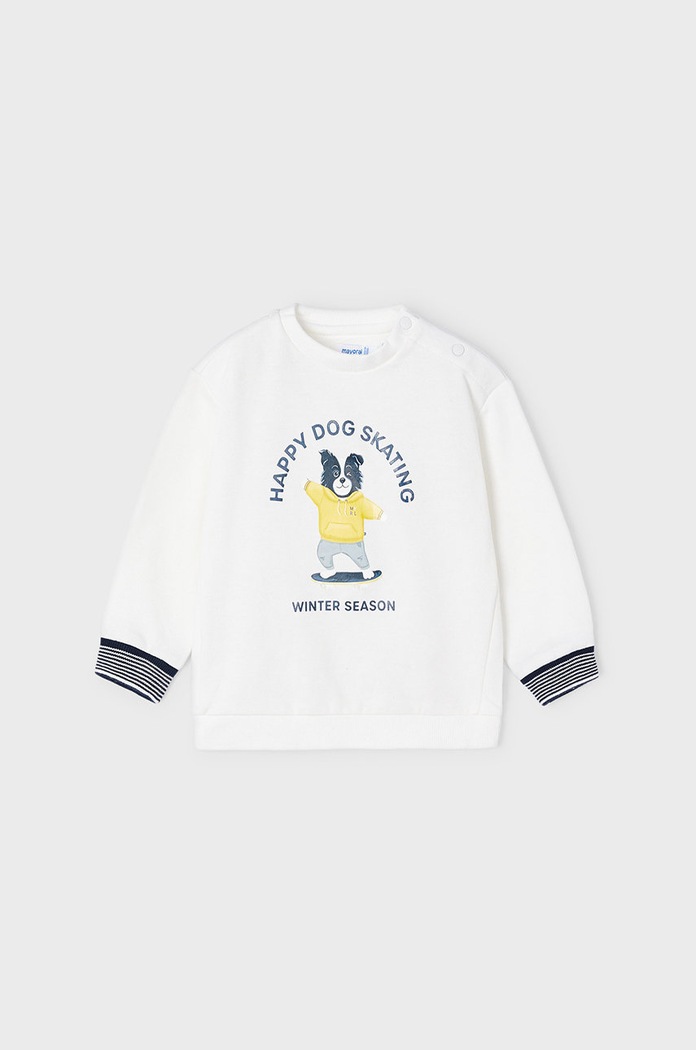 Mayoral dres dziecięcy 2833.3G.BABY biały AW22