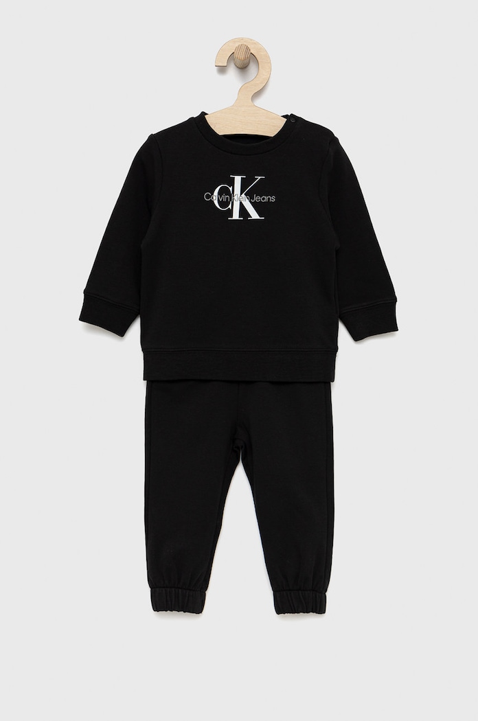 Calvin Klein Jeans komplet dziecięcy IN0IN00011.9BYY IN0IN00011.9BYY czarny