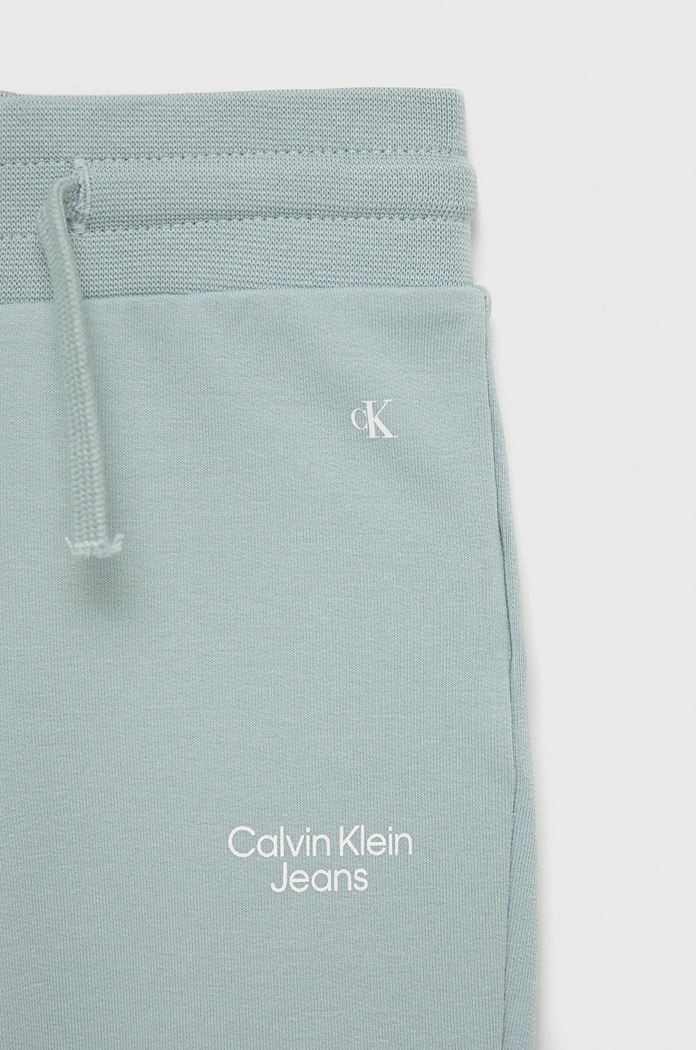 Calvin Klein Jeans dres dziecięcy IN0IN00019.9BYY turkusowy IN0IN00019.9BYY