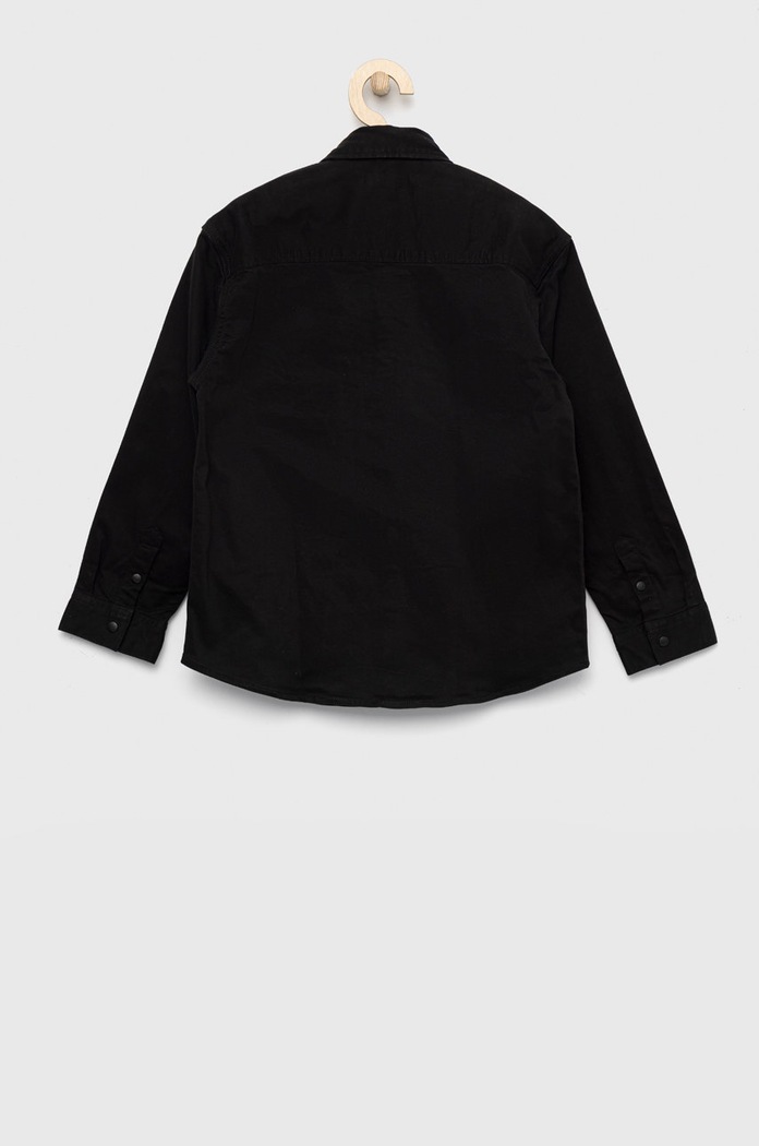 Calvin Klein Jeans koszula dziecięca IB0IB01468.9BYY czarny AW22