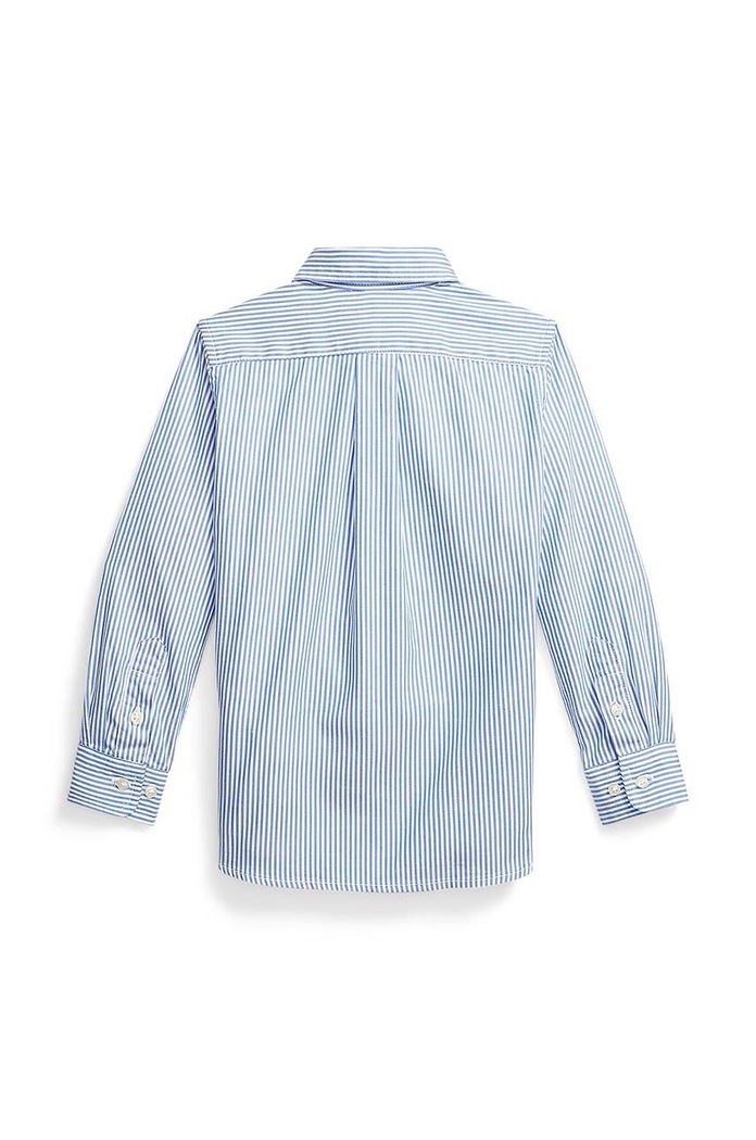 Polo Ralph Lauren koszula bawełniana dziecięca 322819240001 niebieski AW25