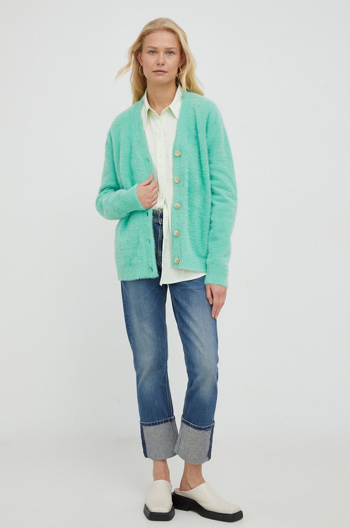Košeľa Levi's A3366.0003 zelená AW22