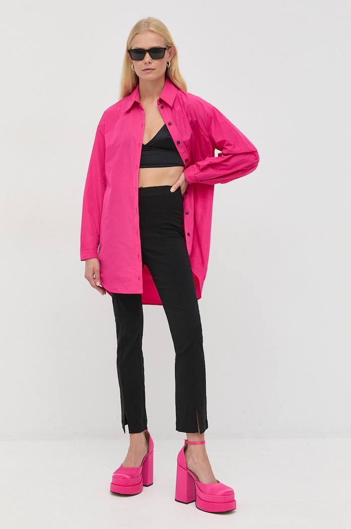 Рубашка Patrizia Pepe casual розовый 2C1417.A142