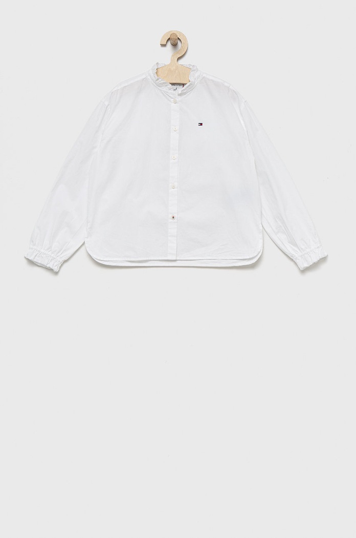 Tommy Hilfiger gyerek ing pamutból pamut fehér KG0KG06933.9BYY