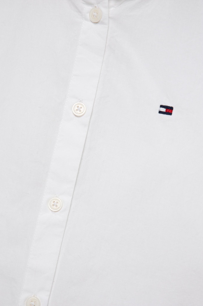 Lány Tommy Hilfiger gyerek ing pamutból KG0KG06933.9BYY fehér