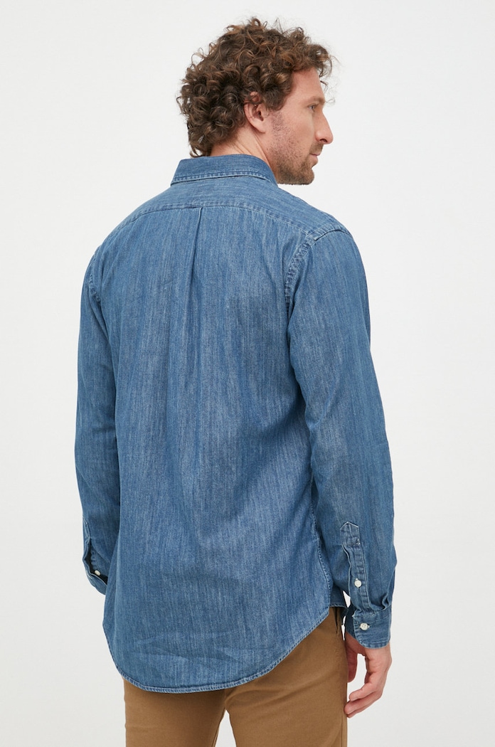 Polo Ralph Lauren camicia di jeans blu 710792043001