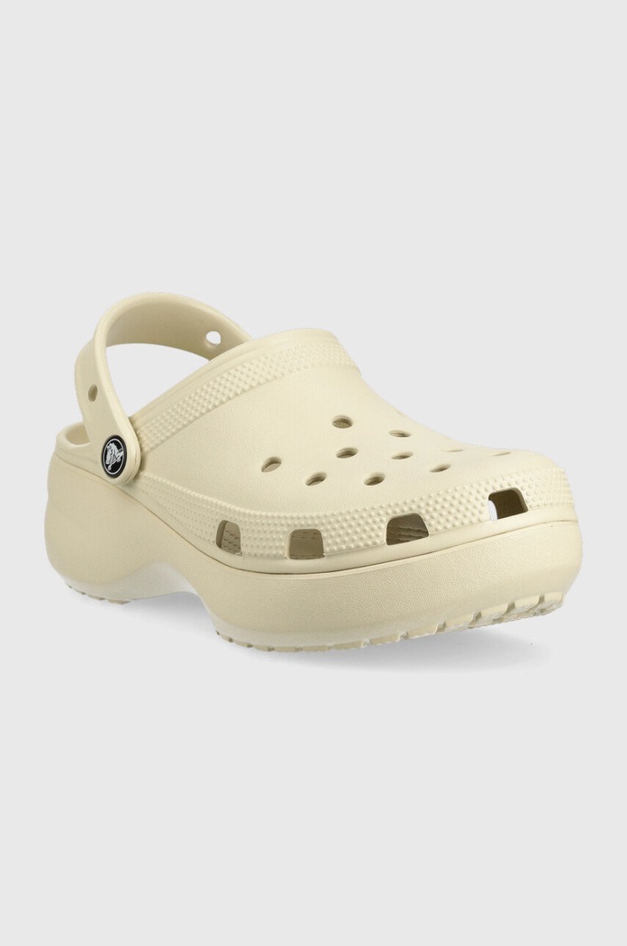 Natikače Crocs Classic Platform Clog 206750.2Y2 bež SS26