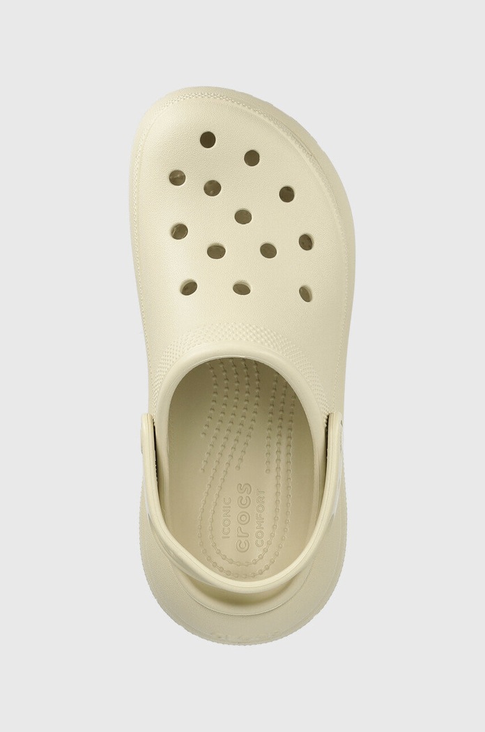 Crocs papucs Classic Crush Clog bézs 207521.2Y2