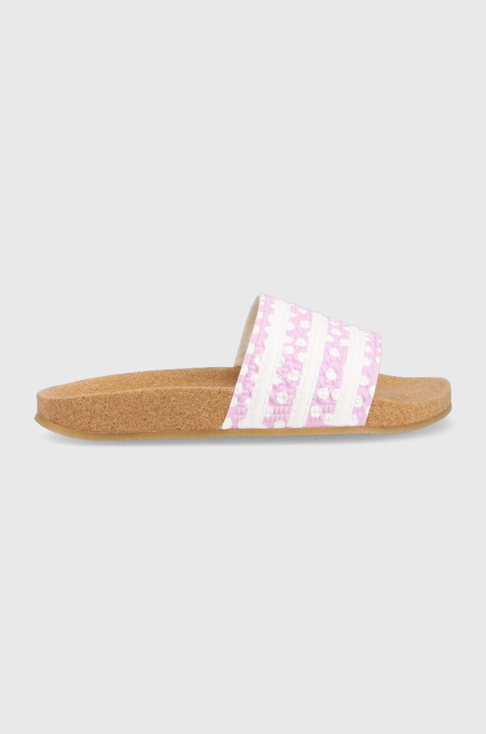 adidas Originals klapki syntetyczny fioletowy GX9483