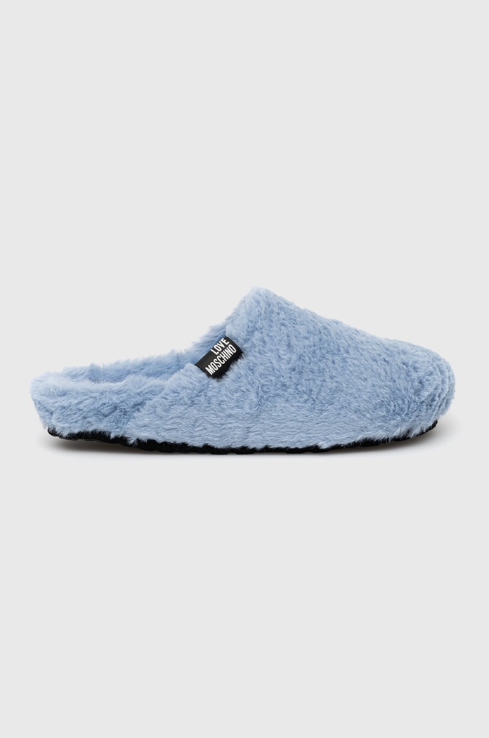 Love Moschino papuci de casa albastru JA10323H1FIX0712